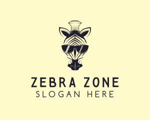 Cool Fashion Zebra logo design