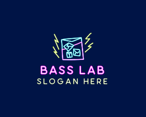 Neon Bar Nightclub logo design