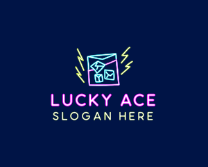 Neon Bar Nightclub logo design