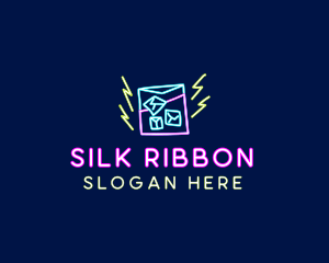 Neon Bar Nightclub logo design