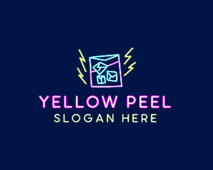 Neon Bar Nightclub logo design