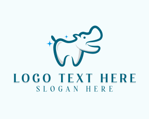 Hippo Dental Tooth logo