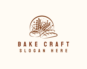 Bakery Bread Wheat logo design