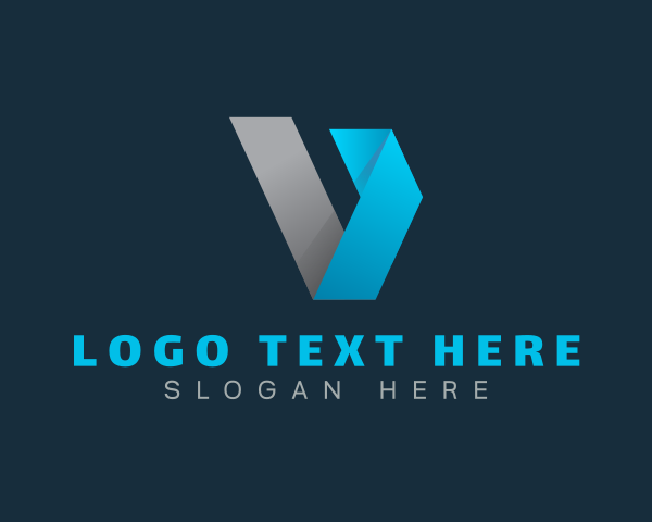 Digital Professional Agency Letter V logo