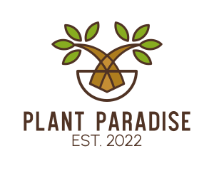 Botanical Garden Plant  logo design