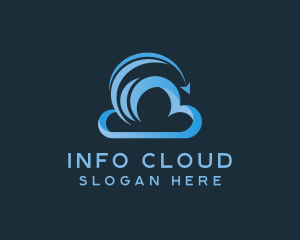 Cloud Transfer Arrow logo