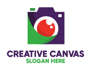 Artistic Wave Camera logo design