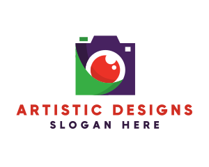 Artistic Wave Camera logo design