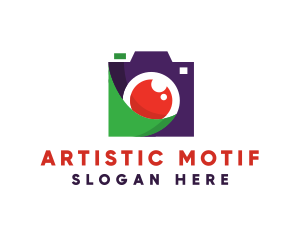 Artistic Wave Camera logo design