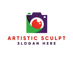 Artistic Wave Camera logo design