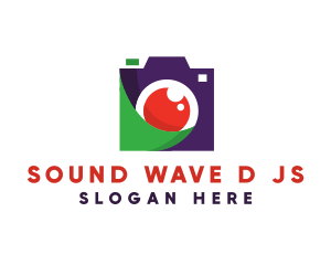 Artistic Wave Camera logo design