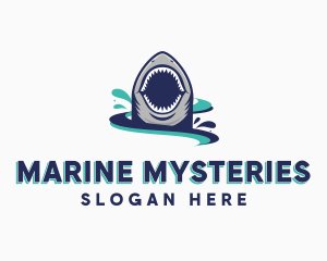 Marine Predator Shark logo design