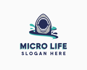 Marine Predator Shark logo design