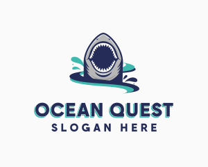 Marine Predator Shark logo
