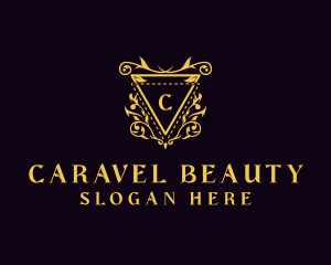 Floral Garden Hotel logo design