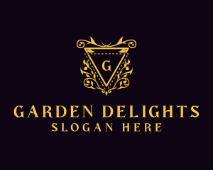 Floral Garden Hotel logo design