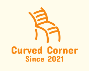 Curve Ladderback Chair  logo design