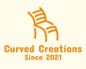 Curve Ladderback Chair  logo design