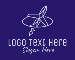 Blue Logistics Airplane logo