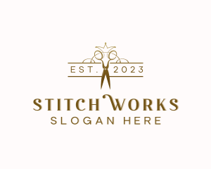 Elegant Salon Shears logo