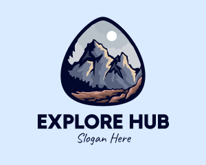 Outdoor Alpine Explorer logo design