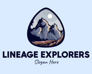 Outdoor Alpine Explorer logo design