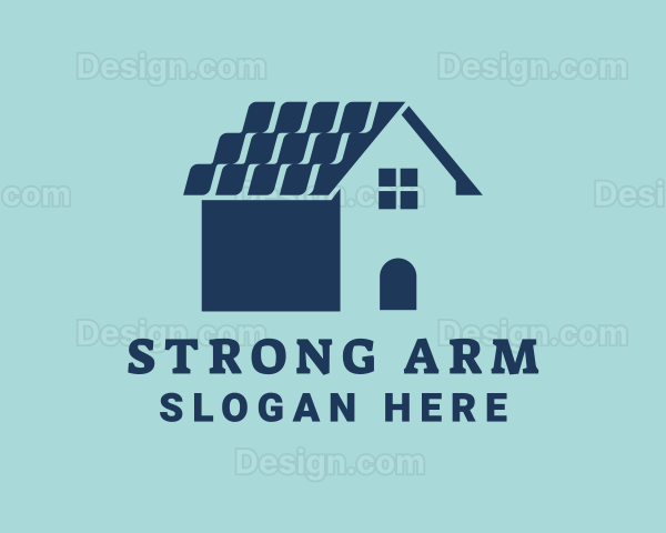 Residential Roofing House Logo