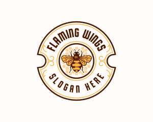 Bee Honey Apiary logo design