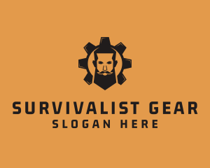 Gear Mechanic Man logo design