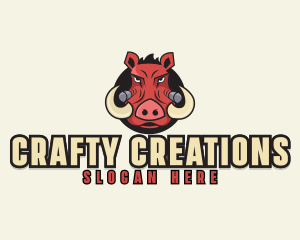 Angry Boar Head logo