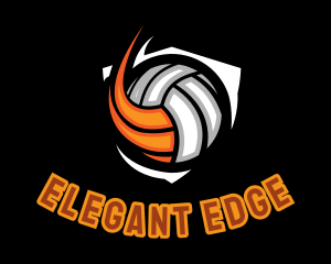 Fast Volleyball Sports logo design