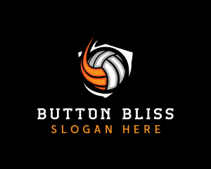 Fast Volleyball Sports logo design