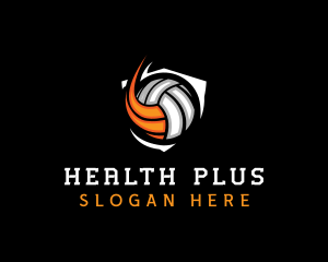 Fast Volleyball Sports logo design