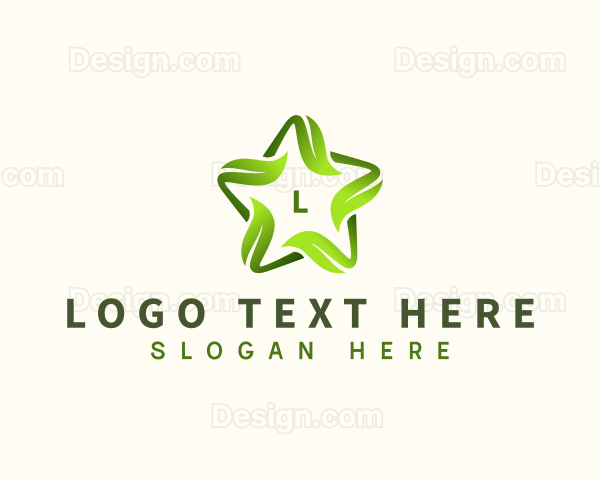 Star Eco Leaves Logo