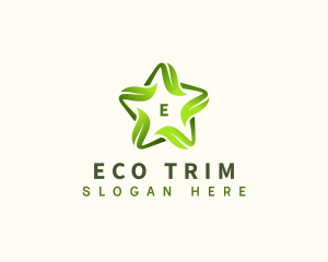 Star Eco Leaves logo design