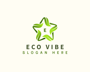 Star Eco Leaves logo design