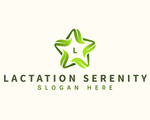 Star Eco Leaves logo design