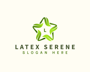 Star Eco Leaves logo design