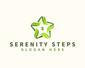 Star Eco Leaves logo design