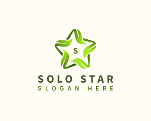 Star Eco Leaves logo design