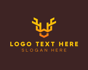 Wildlife Antlers Horn logo