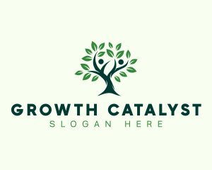 Tree People Planting logo design