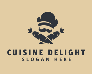 Chef Cuisine Carrots logo design