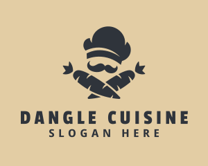 Chef Cuisine Carrots logo design