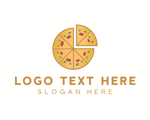 Pepperoni Pizza Slice logo