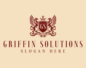 Royal Griffin Crest logo design