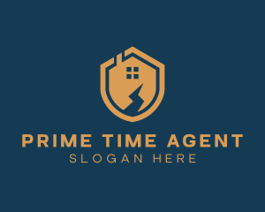 Home Security Shield  logo design