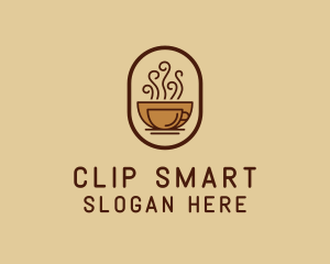 Hot Coffee Cafe logo design