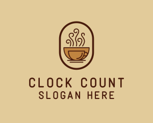 Hot Coffee Cafe logo design