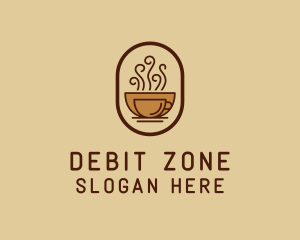 Hot Coffee Cafe logo design